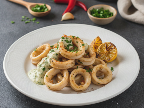 Recette Calamars poêlés au Cookeo au Cookeo - Plat principal Méditerranéenne - Photo du plat prêt à déguster