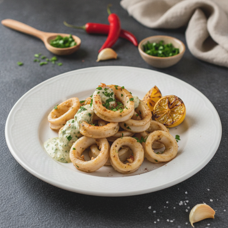 Recette Calamars poêlés au Cookeo au Cookeo - Plat principal Méditerranéenne - Photo du plat prêt à déguster