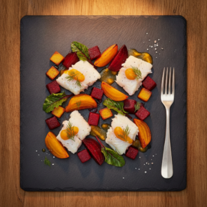Merlu aux betteraves – Recette Cookeo