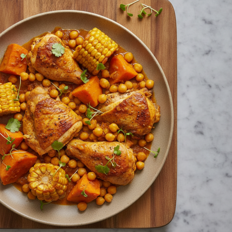 Recette Pois chiches à la péruvienne au Cookeo - Plat principal Péruvienne - Photo du plat prêt à déguster