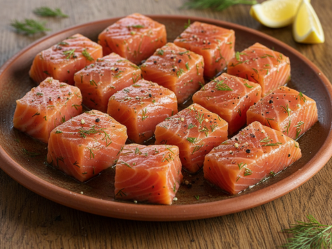 Recette Saumon Mariné au Cookeo - Plat principal Française - Photo du plat prêt à déguster