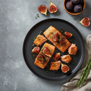 Saumon sauté aux figues – Recette Cookeo