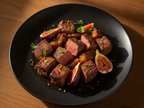 Recette Boeuf épicé aux figues au Cookeo - Plat principal Française - Photo du plat prêt à déguster