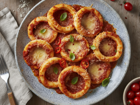 Recette Calamars Parmigiana au Cookeo - Plat principal Italienne - Photo du plat prêt à déguster