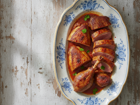 Recette Canard au paprika au Cookeo - Plat principal Française - Photo du plat prêt à déguster