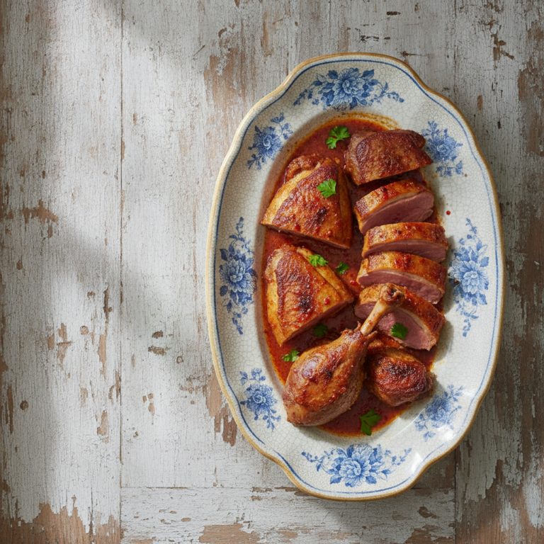Recette Canard au paprika au Cookeo - Plat principal Française - Photo du plat prêt à déguster
