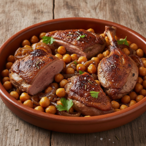 Canard aux Pois Chiches – Recette Cookeo