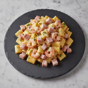 Crevettes Carbonara – Recette Cookeo