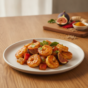 Crevettes Madras aux Figues – Recette Cookeo
