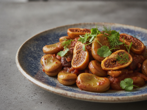 Recette Fèves aux figues au Cookeo - Plat principal Française - Photo du plat prêt à déguster