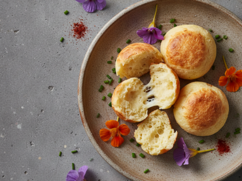 Recette Pão de queijo au Cookeo - Apéritif Brésilienne - Photo du plat prêt à déguster