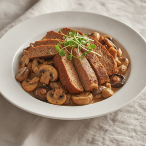 Seitan sauce champignons – Recette Cookeo