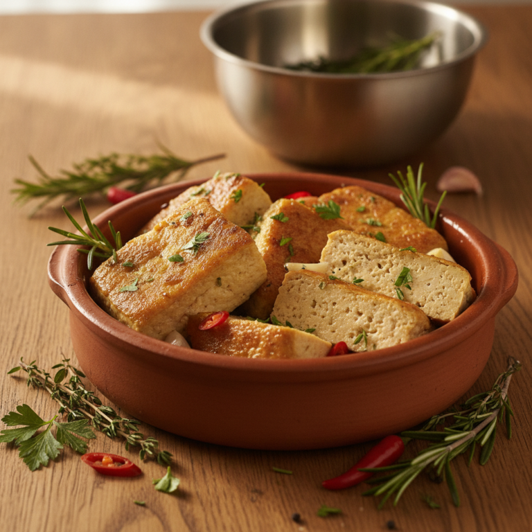 Recette Tofu confit au Cookeo - Plat principal Chinoise - Photo du plat prêt à déguster