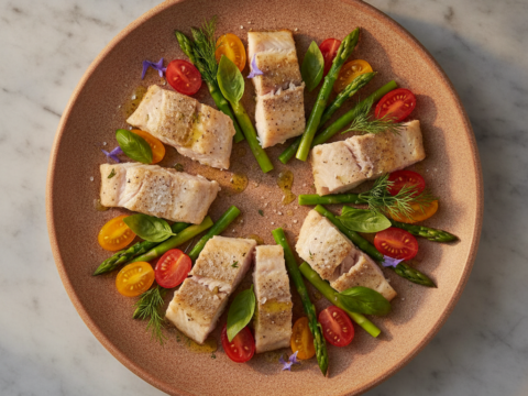 Recette Truite estivale au Cookeo au Cookeo - Plat principal Française - Photo du plat prêt à déguster