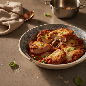 Veau Parmigiana aux Petits Pois – Recette Cookeo