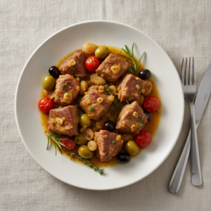 Veau cocotte aux olives – Recette Cookeo