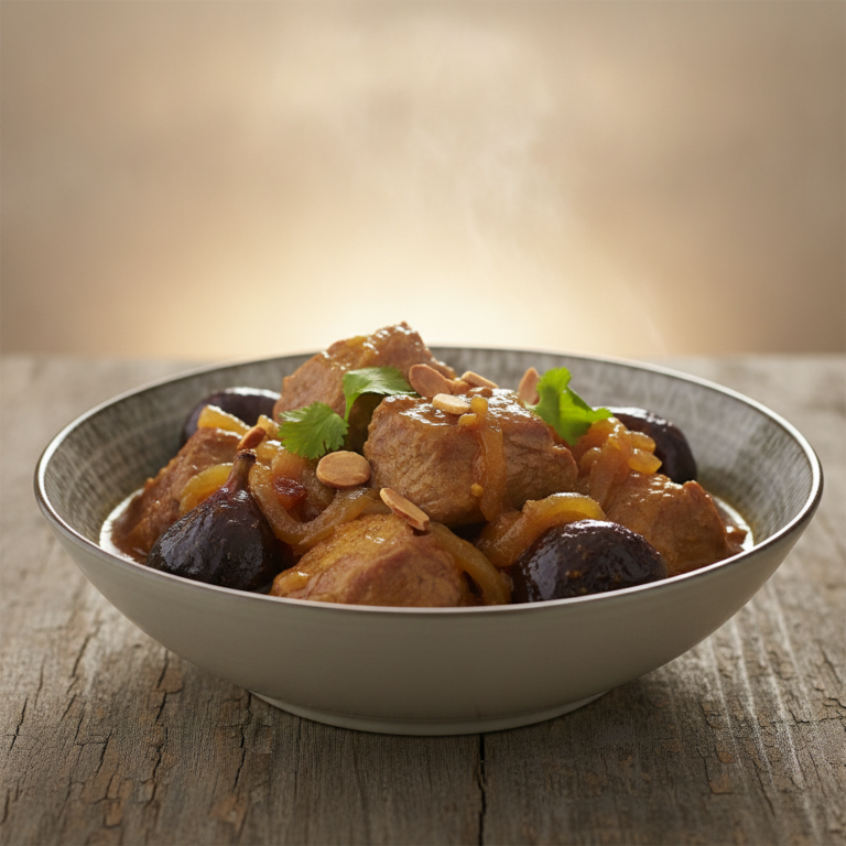 Recette Veau tajine aux figues au Cookeo - Plat principal Française - Photo du plat prêt à déguster