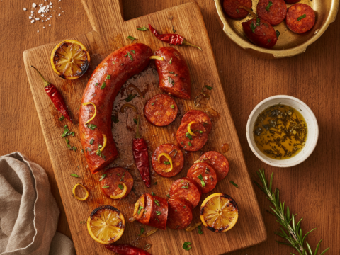 Recette Chorizo au citron au Cookeo - Apéritif Espagnole - Photo du plat prêt à déguster