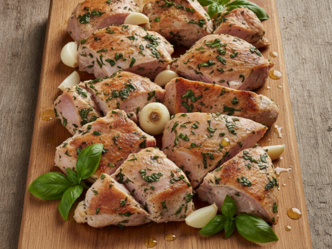 Recette Dinde au basilic au Cookeo - Plat principal Française - Photo du plat prêt à déguster