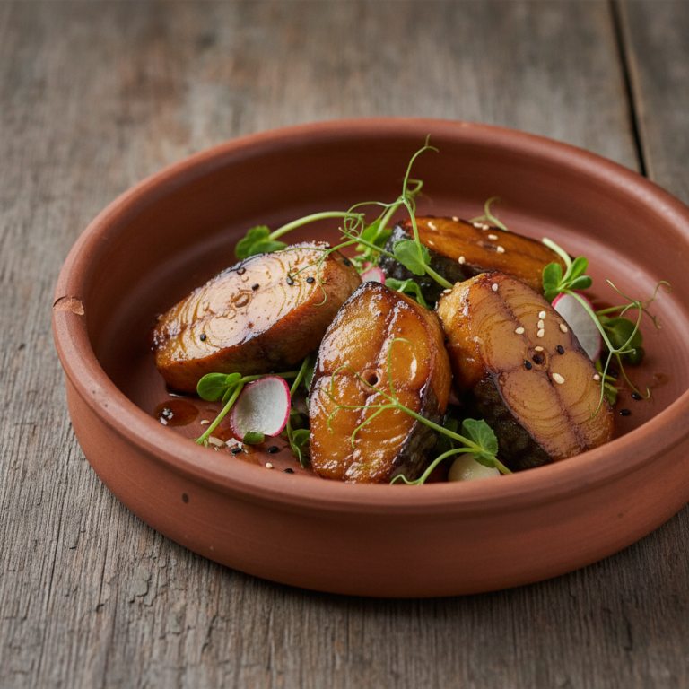 Recette Maquereaux caramélisés au Cookeo - Plat principal Française - Photo du plat prêt à déguster