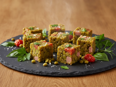 Recette Pois cassés à l'italienne au Cookeo - Plat principal Italienne - Photo du plat prêt à déguster