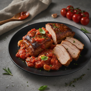 Porc braisé aux tomates – Recette Cookeo