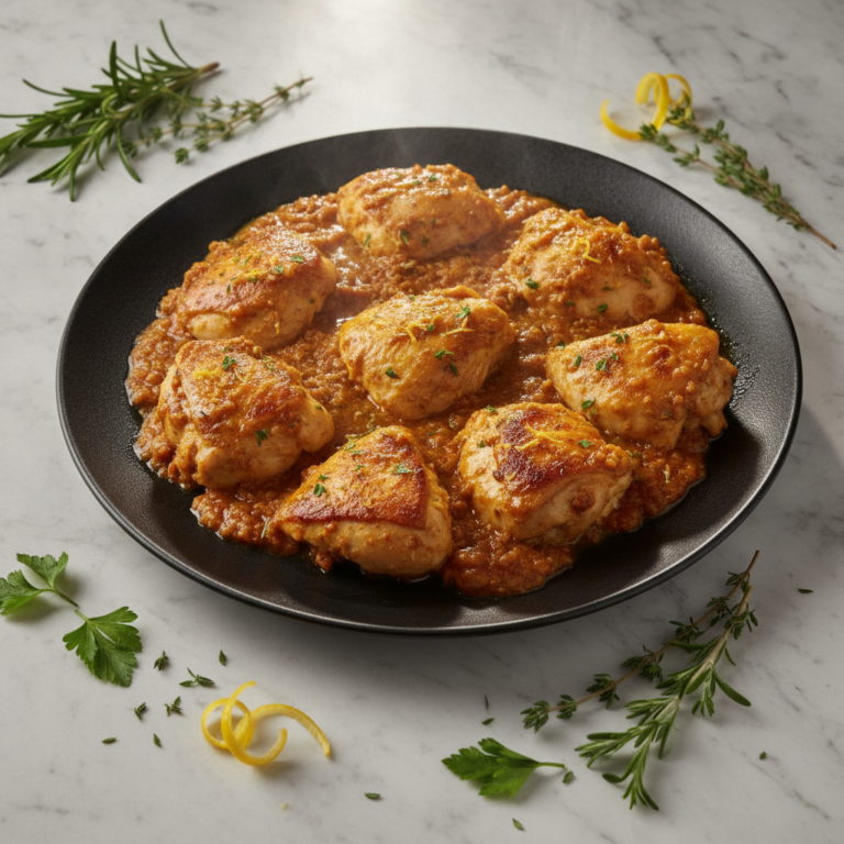 Recette Poulet bolognaise au citron au Cookeo - Plat principal Française - Photo du plat prêt à déguster