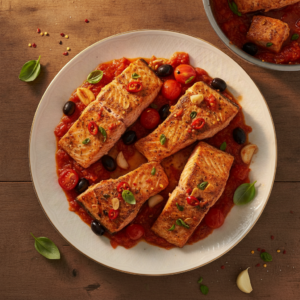 Saumon Arrabiata – Recette Cookeo