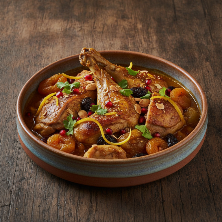 Recette Tajine de lapin au Cookeo - Plat principal Française - Photo du plat prêt à déguster