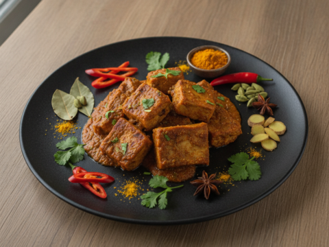 Recette Curry de Seitan au Cookeo - Plat principal Indienne - Photo du plat prêt à déguster