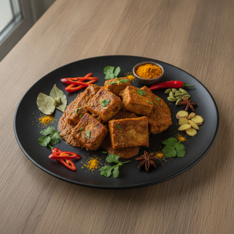 Recette Curry de Seitan au Cookeo - Plat principal Indienne - Photo du plat prêt à déguster