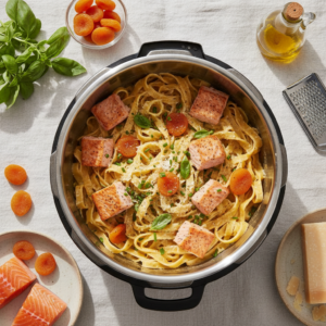 Saumon Carbonara aux Abricots – Recette Cookeo