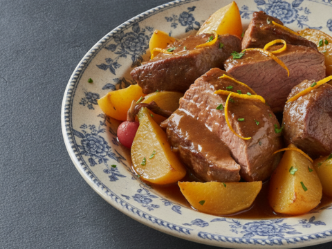 Recette Veau Niçois aux Navets au Cookeo - Plat principal Française - Photo du plat prêt à déguster